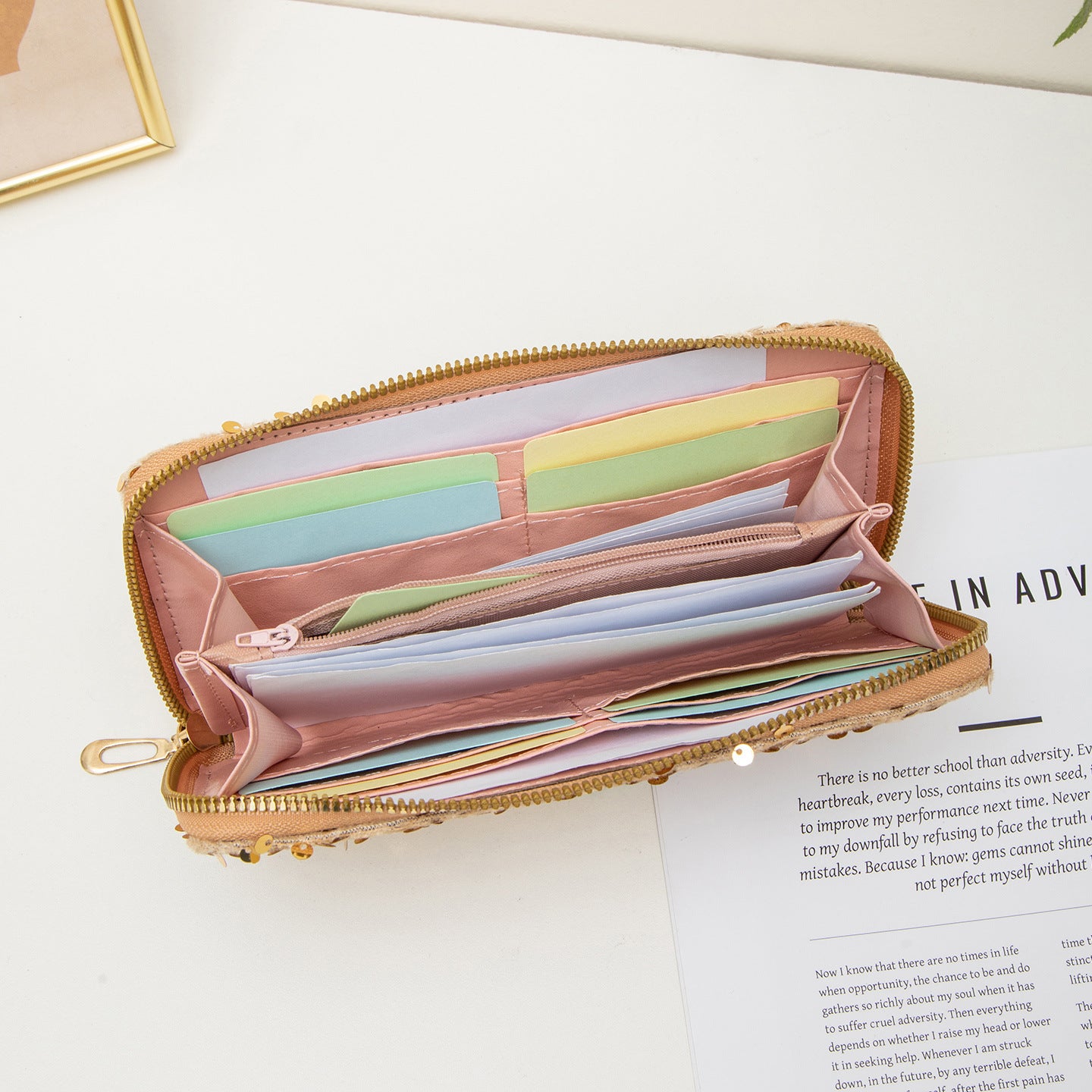 Wholesale Sequined Hand-held Coin Purse Phone Bag Coin Bag